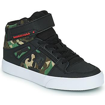 Shoes Boy High top trainers DC Shoes PURE HIGH-TOP EV Black / Camouflage