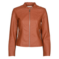Clothing Women Leather jackets / Imitation leather Vila VIBLUE Rust