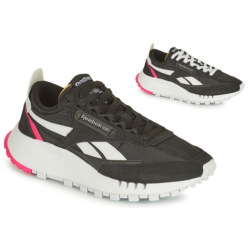Reebok Classic CL LEGACY Black / White - Fast delivery | Spartoo Europe ! - Shoes top trainers Women 79,20 €