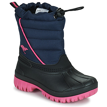 Shoes Girl Snow boots Kangaroos K-BEN Marine / Pink