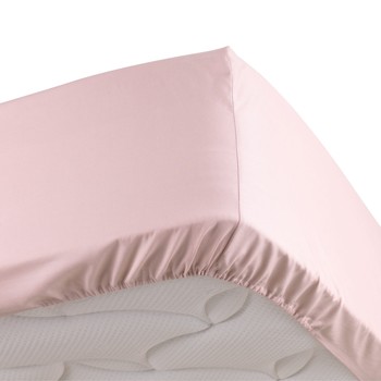 Home Fitted sheet Douceur d intérieur PERCALINE Pink