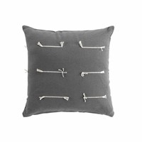 Home Cushions covers Douceur d intérieur FILEO Anthracite