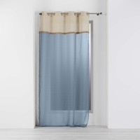 Home Sheer curtains Douceur d intérieur GREENYBEL Blue