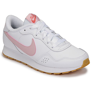 Shoes Children Low top trainers Nike MD VALIANT SE (GS) White / Pink