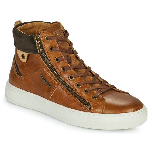 Shoes Men High top trainers Redskins HOPESO Cognac