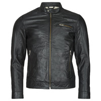 material Men Leather jackets / Imitation leather Selected SLHICONIC Black