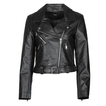 Clothing Women Leather jackets / Imitation leather Only ONLVERA Black