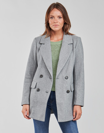 material Women coats Only ONLVICTORIA Grey