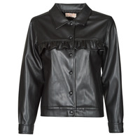 material Women Leather jackets / Imitation leather Moony Mood PABLIS Black
