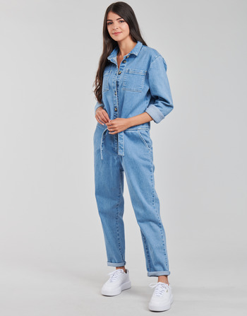 Clothing Women Jumpsuits / Dungarees Betty London PARMINE Blue / Clear