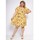 Clothing Women Short Dresses Fashion brands DIABOLE-COLOR-ONE-JAUNE Yellow