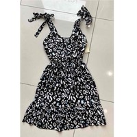 material Women Short Dresses Fashion brands 5165-NOIR Black
