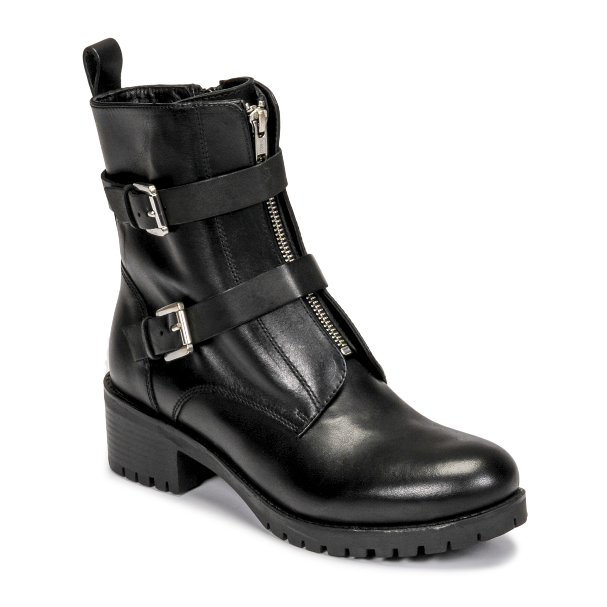 Shoes Women Mid boots Cosmo Paris KARINE Black