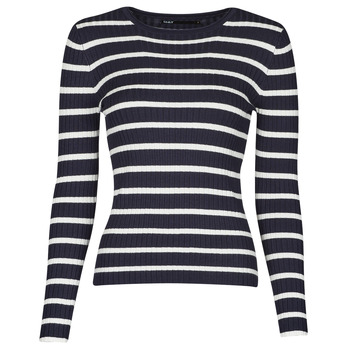 material Women jumpers Only ONLNATALIA Marine / White