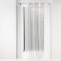 Home Sheer curtains Douceur d intérieur DANSEUSE ETOILE White