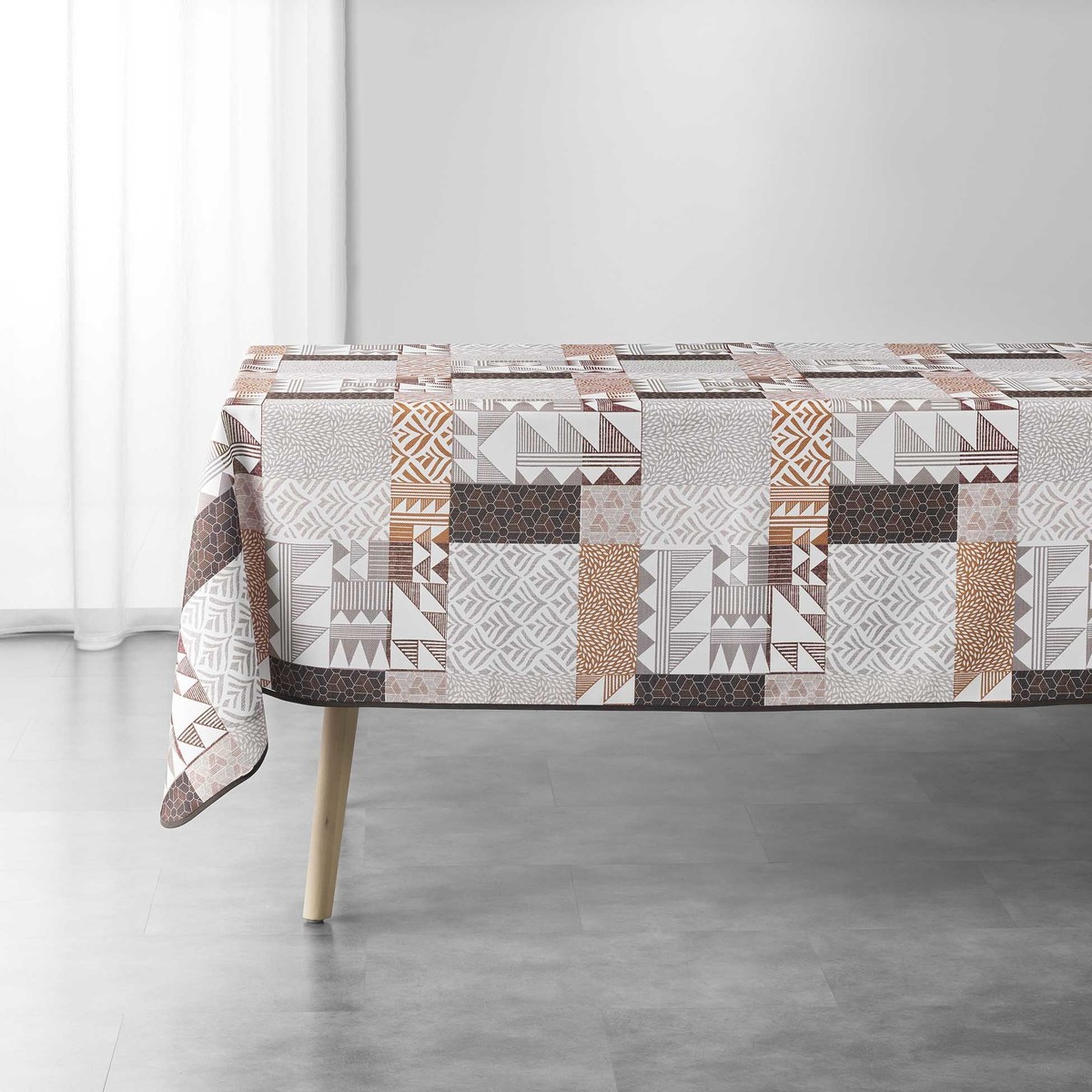 Home Napkin / table cloth / place mats Douceur d intérieur KAMPALA White
