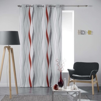 Home Curtains & blinds Douceur d intérieur ONDULYS Red
