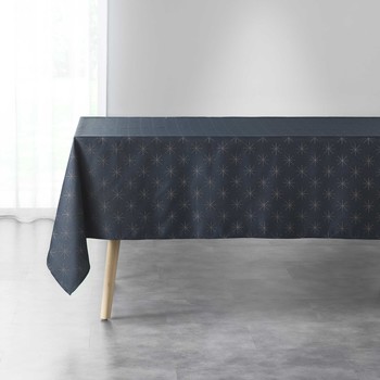 Home Napkin, table cloth, place mats Douceur d intérieur ETOILES Blue / Marine