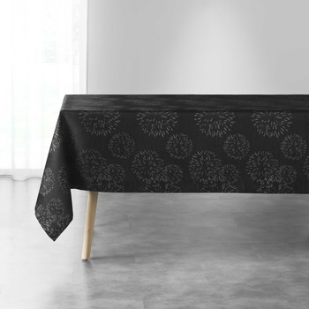 Home Napkin / table cloth / place mats Douceur d intérieur ARTIFICE Black / Et  / Silver