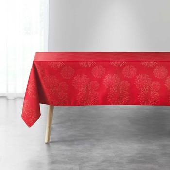 Home Napkin / table cloth / place mats Douceur d intérieur ARTIFICE Red / Et  / Gold