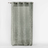 Home Sheer curtains Douceur d intérieur ARTY LINE Kaki / Et  / Silver