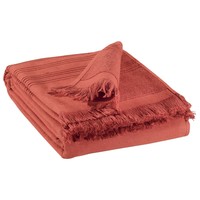 Home Towel and flannel Vivaraise CANCUN Brick red