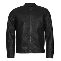 material Men Leather jackets / Imitation leather Only & Sons  ONSMIKE Black
