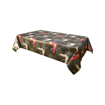Home Napkin / table cloth / place mats Habitable ENVOL - NOIR - 140X200 CM Black