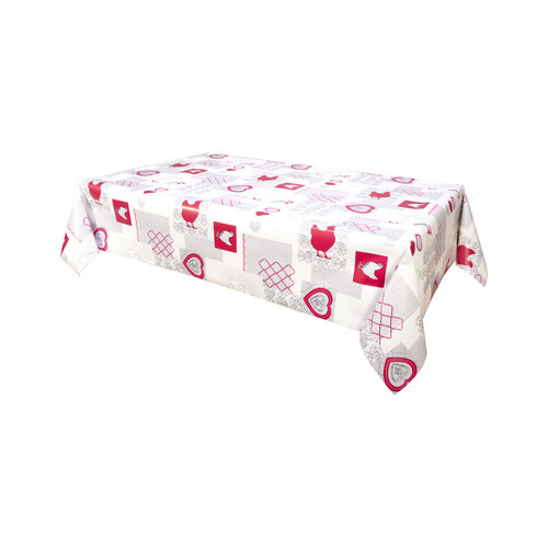 Home Napkin / table cloth / place mats Habitable AUDREY - ROUGE - 140X250 CM Red