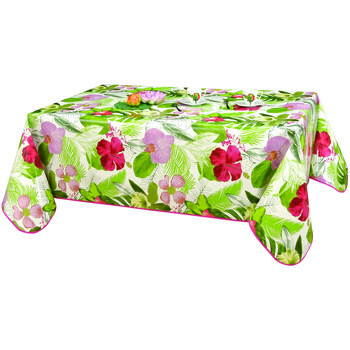 Home Napkin / table cloth / place mats Habitable TROPIC - VERT - 140X200 CM Green