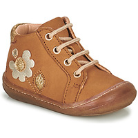Shoes Girl High top trainers GBB AGETTA Brown