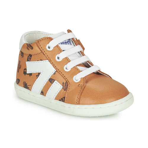 Shoes Boy High top trainers GBB ABOBA Brown