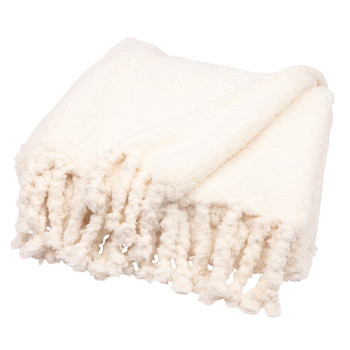 Home Blankets / throws Decoris TEDDY White