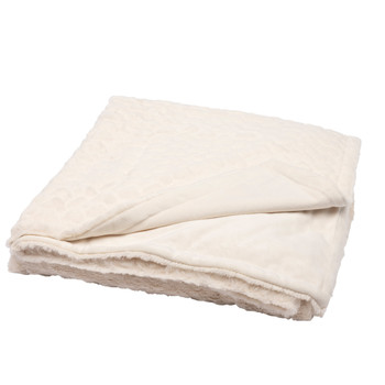 Home Blankets, throws Decoris CUORE Cream