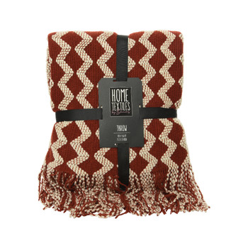 Home Blankets, throws Decoris WAVE Red