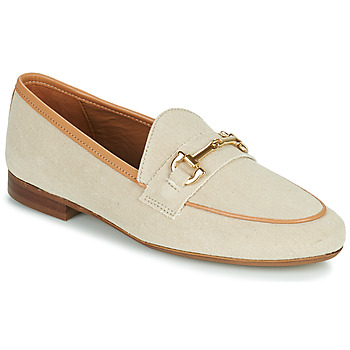 Shoes Women Loafers JB Martin FRANCHE Canvas / Beige