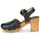 Shoes Women Clogs JB Martin BAVARDE Veal / Black