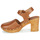 Shoes Women Clogs JB Martin BAVARDE Veal / Camel