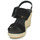 Shoes Women Espadrilles JB Martin IRINA Goat / Velvet / Black