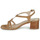 Shoes Women Sandals JB Martin ECUME Goat / Velvet / Camel