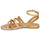 Shoes Women Sandals JB Martin ATHENA Varnish / Camel