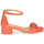 Shoes Women Sandals JB Martin VEGAS Goat / Velvet / Orange