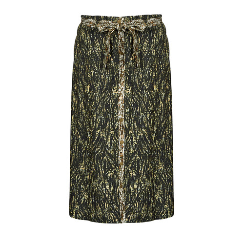material Women Skirts One Step JEWEL Black / Gold