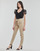 material Women 5-pocket trousers Morgan PDIVA Ecru