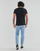material Men short-sleeved t-shirts Deeluxe RINGO TS M Black / Multicolour