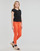 material Women 5-pocket trousers Freeman T.Porter ALEXA CROPPED NEW MAGIC COLOR Pureed / Pumpkin