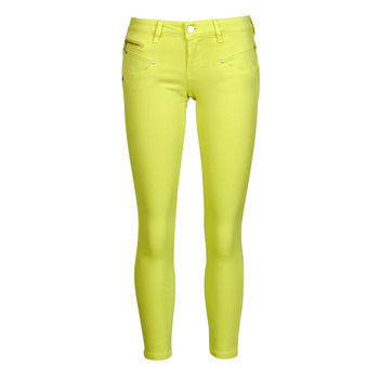 material Women 5-pocket trousers Freeman T.Porter ALEXA CROPPED NEW MAGIC COLOR Sulfur / Spring