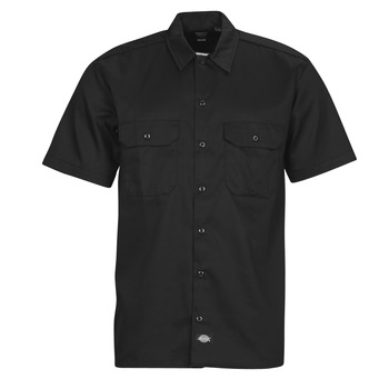 Clothing Men short-sleeved shirts Dickies WORK SHIRT SS REC Black
