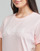 material Women short-sleeved t-shirts Guess ES SS GUESS 1981 ROLL CUFF TEE Pink