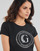 material Women short-sleeved t-shirts Guess SS G CREST LOGO R3 Black